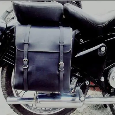 Emperor Side Leather Saddle Bag