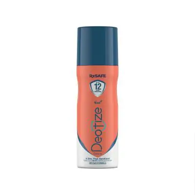 RxSAFE Deotize Desire : No gas | Deodorant body perfume spray that sanitizes (Deo + Sanitizer) | For Men | All Natural |150 ml